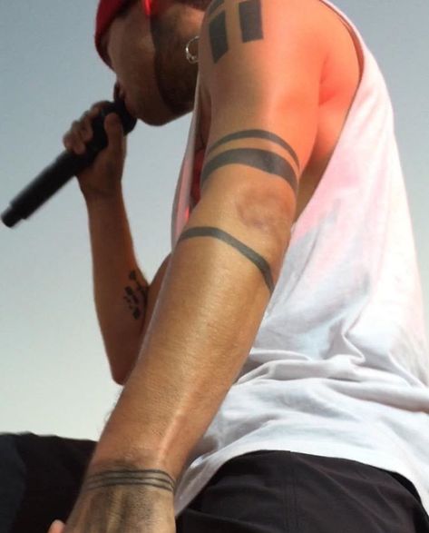 Tyler Joseph Tattoos, Twenty One Pilots Tattoo, Pilot Tattoo, Arm Band Tattoo, Best Night Of My Life, 21 Pilots, Band Tattoo, Gender Envy, Tyler Joseph