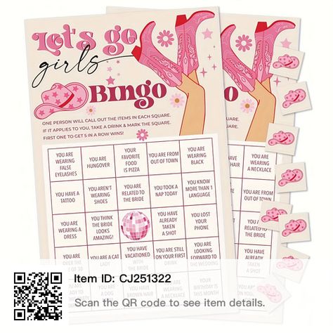 Pink Bachelorette Party Decorations, Party Games For Adults, Engagement Party Games, Texas Theme, Pink Bachelorette Party, Bachelor Party Favors, Pink Bachelorette, Games For Adults, Adult Party Games