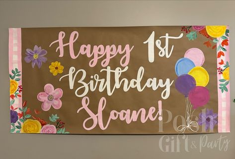 🎉 We are now booking for October and beyond! Due to high demand, our turnaround times are extended. Thank you for your continued support! 🌟 Order online at the link in bio for delivery right to your door! 🚚�✨ #paintedbanner #custombanner #birthdaybanner #handpaintedbanner #birthdaysign #applebarrelpaint #paperbanner Painted Happy Birthday Banner, Brown Paper Painted Banner, Painted Birthday Banner, Birthday Banner Ideas, Kraft Paper Banner, Happy Birthday Painting, Painted Banners, One Cool Dude, Painted Banner