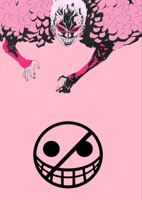 Don·quixote Doflamingo, Trafalgar Law Wallpapers, One Piece Theme, Hyper Beast, Doflamingo Wallpaper, رورونوا زورو, Eustass Kid, One Piece Cartoon, Crazy Wallpaper