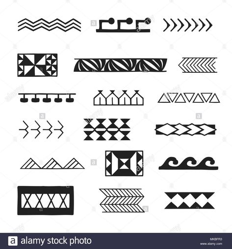 vector black monochrome ink hand drawn native polynesian folk art symbols stroke patterns sea waves, pigeons, kamiki, plant leaves, shark teeth, tuna, Stock Vector Folk Art Symbols, Tahitian Tattoo, Maori Tattoo Meanings, Shark Tooth Tattoo, Polynesian Tattoo Sleeve, Tats Ideas, Ori Tahiti, Art Symbols, Tooth Tattoo