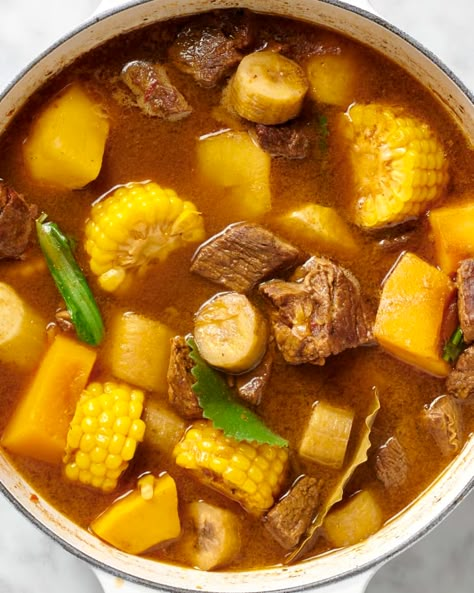 Sancocho Recipe Puerto Rican, Sancocho Recipe, Kitchen Notes, Boricua Recipes, Rican Food, Beef Stew Meat, Easy Soup, Puerto Rican Recipes, Rice Ingredients