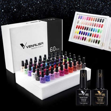 Venalisa™ is an exclusive world class nail gel polish manufacturer and renowned brand. Shimmery Eyeshadow, Soak Off Gel Nails, Gel Set, Uv Gel Nail Polish, Halloween Makeup Easy, Professional Nail Art, Uv Nails, Gel Lacquer, Nail Art Kit