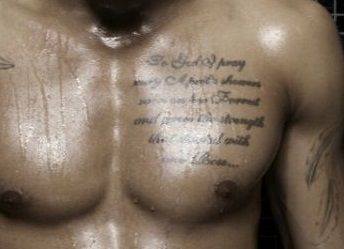 Chest Tattoo Writing, Chest Tattoo Quotes, Writing Tattoos, Tattoo Script, Chest Tattoo, Piercing Tattoo, Jesus Fish Tattoo, Tattoos For Guys, Tattoo Quotes