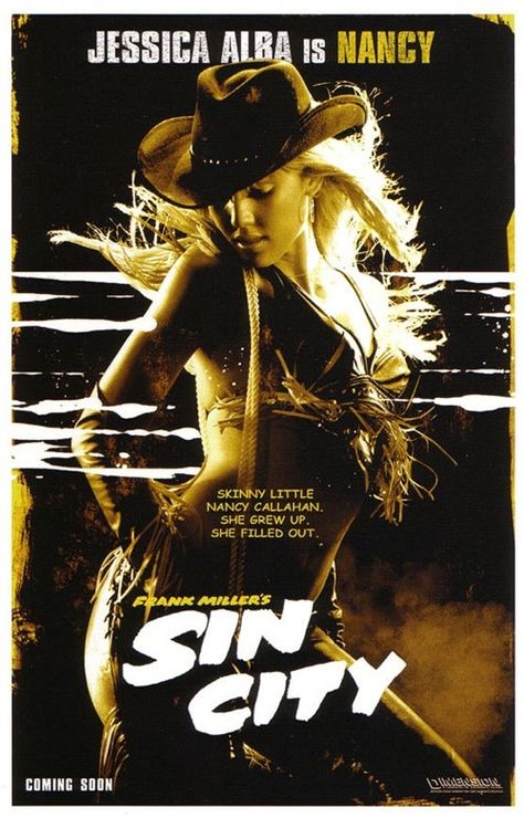 Jessica Alba - Sin City Dark Angel Tv Series, Jessica Alba Sin City, Sin City Movie, Frank Miller Sin City, Frank Miller, Super Soldier, Movie Poster Art, Sin City, Tv Movie