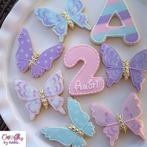 Butterfly 1st Birthday, Butterfly Birthday Party Decorations, Butterfly Themed Birthday Party, Butterfly Theme Party, Butterfly Birthday Theme, Birthday Sweets, Fairy Garden Birthday Party, Butterfly Birthday Party, Second Birthday Ideas