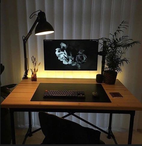 2 Likes, 0 Comments - AK Gaming Setup (@akgamingsetup) on Instagram: “Follow @akgamingsetup . #gaming #pcgaming #gamingpc #desksetup #gamingsetups #setups #djsetup…” Macbook Pro Desk Setup, Mac Desk Setup, Macbook Desk Setup, Laptop Desk Setup, Laptop Workspace, Setup Laptop, Gaming Desk Setup, Home Studio Setup, Desktop Setup