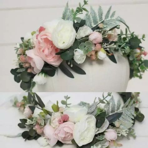 Floral Garland Wedding, Bohemian Flower Crown, Wreath Crown, Floral Hair Wreath, Baby Flower Headbands, Festival Headband, Flower Tiara, Flower Crown Headband, Girls Crown