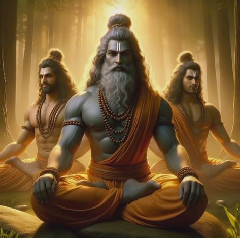 Rishi Muni Image, Surreal Photoshop, Ram Ji Photo, Geometry Formulas, Lord Shiva Stories, Rama Image, Lord Rama Images, Iconic Movie Posters, Hanuman Photos