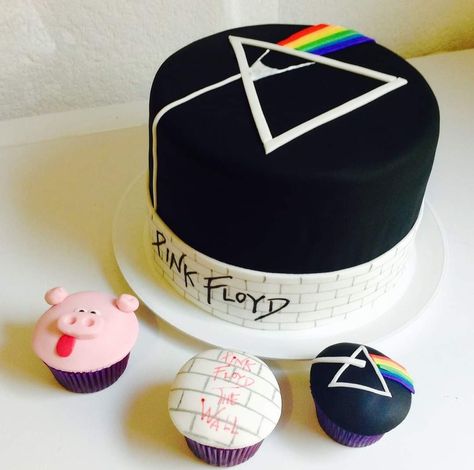 Pink Floyd Birthday Cake, Pink Floyd Cake, Punk Floyd, Pittsburgh Wedding Cookie Table, Angel Party, Wedding Cookie Table, Halloween Sugar Cookies Decorated, Star Wars Birthday Cake, Rockstar Birthday