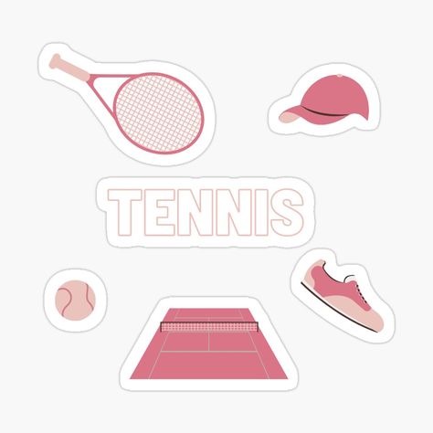 Table Tennis Infographic, Tennis Stickers, Sport Stickers, Tennis Birthday, Tennis Art, Memories Book, Pink Tennis, Lawn Tennis, Iphone Case Stickers