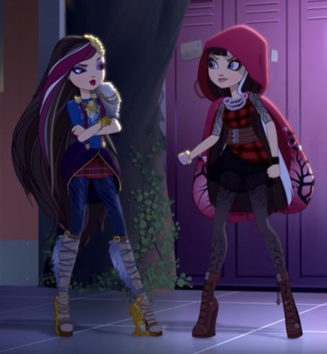 Ramona Badwolf, Ever After High Rebels, Howleen Wolf, Cerise Hood, 2000s Cartoons, Nostalgia Core, Drag King, Alvin And The Chipmunks, Best Duos