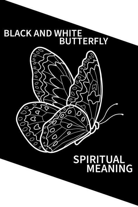 🦋 Embrace the Spiritual Significance of Black and White Butterflies 🖤🤍 Discover the profound meanings behind these enchanting creatures. Uncover the transformative symbolism of freedom, balance, and personal growth through their captivating presence. #SpiritualMeaning #Butterflies #Transformation Black Butterfly Meaning, Butterfly Symbolism Meaning, Seeing Black Butterfly Meaning, Black Butterfly Symbolism, Butterfly Spiritual Meaning, White Butterfly Tattoo, Butterfly Spirit Animal, Butterfly Symbolism, Butterfly Meaning