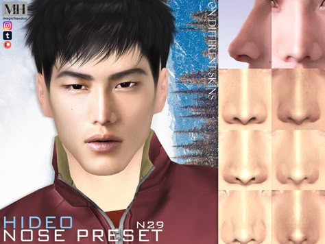 Ts4 Male Face Preset, Male Sims Hair, Body Presets, Cc Skin, Male Sims, Sims 4 Hair Male, Sims 4 Male Clothes, Sims 4 Cc Eyes, Straight Nose