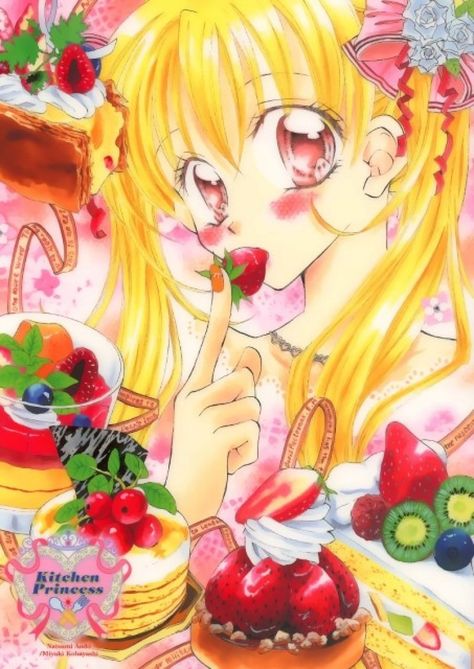 Kitchen Princess, An Anime, Strawberries, Cake, Anime