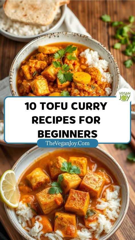 Spice up your meatless Monday with these 10 mouthwatering tofu curry recipes! Healthy Tofu Curry, Easy Tofu Recipes For Beginners, Tofu Curry Recipes, Tofu Recipes For Beginners, Tofu Recipes Easy, Ube Recipes, Hamburger Helper Recipes, Tofu Curry, Picky Eaters Kids