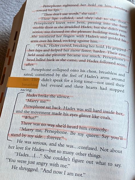 Spicy Book Annotations, A Touch Of Ruin, Spicy Chapters, Scarlett St Clair, Greek Mythology Books, Hades Persephone, Mythology Books, Book Annotations, Hades And Persephone