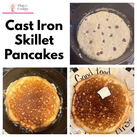 Cast Iron Pancakes, Oven Pancakes, Cafe Delites, Cast Iron Recipes, Pancakes Ingredients, Iron Skillets, Pancakes And Waffles, Cast Iron Skillet, Iron Skillet