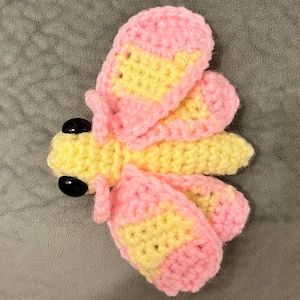 Crochet rosy maple moth plushie Crochet Rosy Maple Moth, Moth Plushies, Moth Crochet, Maple Moth, Rosy Maple Moth, Crochet Plushies, Crochet Ideas, Crochet Bag, Moth