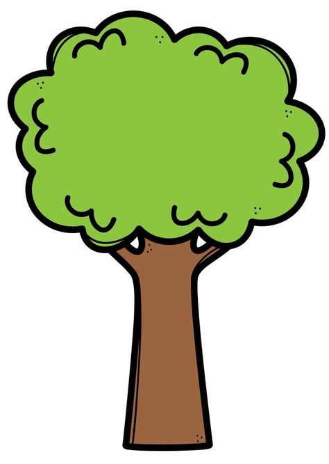 Tree House Drawing, Under The Sea Background, Tree Drawing Simple, Melonheadz Clipart, Apple Lessons, Clip Art Freebies, Creative Clips Clipart, Bus Art, Cartoon Trees