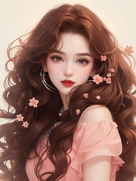 Girly M Instagram, Beautiful Profile Pictures, Love Pink Wallpaper, Girly M, The Best Anime, Cute Mobile Wallpapers, Really Cool Drawings, M Instagram, Girl With Brown Hair