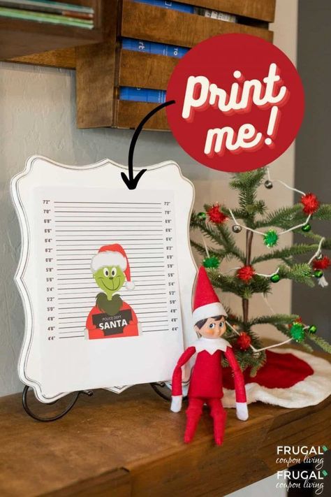 Elf On The Shelf Grinch Mask Printable, Elf On Shelf Grinch Ideas, Elf On The Shelf Grinch, Printable Elf On The Shelf, Grinch Printable, Elf Printables, Bad Elf, Mr Grinch, Elf Props