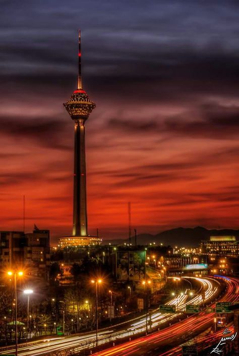 Lets see Iran Milad tower Milad Tower Wallpaper, Iran Wallpaper, Milad Tower, Iran Today, Iran Tourism, Beautiful Iran, Iran Pictures, Iranian Architecture, Iran Travel