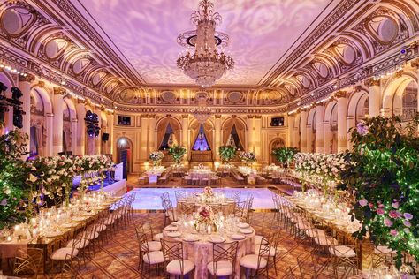 The Plaza Hotel Nyc, Plaza Hotel Wedding, Hotel Wedding Receptions, Fairmont San Francisco, Plaza Wedding, Wedding Designers, The Plaza Hotel, Palace Interior, Star Awards