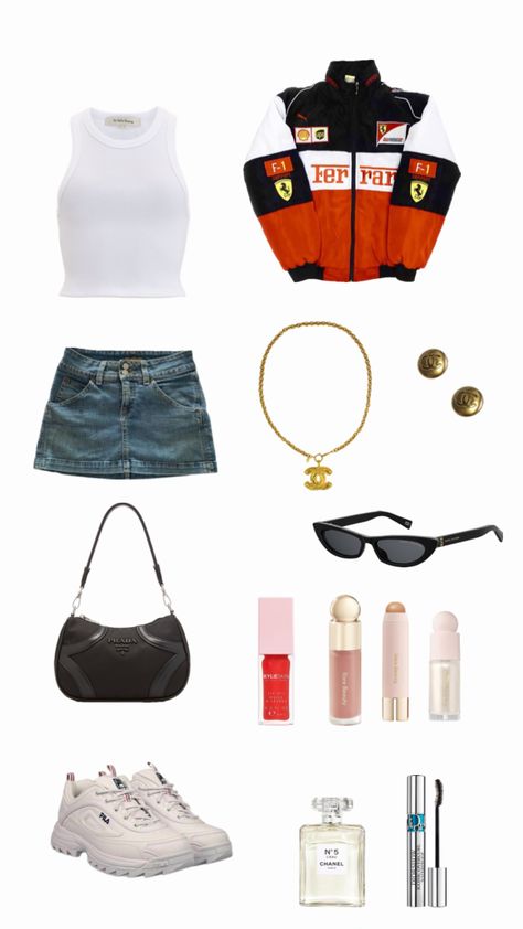 racer girl F 1, Prada, Chanel, Beauty