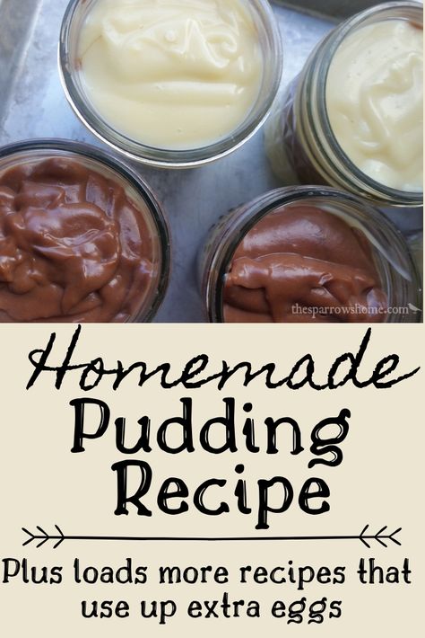 Recipes That Use Up A Lot of Eggs (Bonus Pudding Recipe!) | The Sparrow's Home Baking That Uses Lots Of Eggs, Recipe Using Eggs, Recipe To Use Up Eggs, Lots Of Eggs To Use, Desserts To Use Up Eggs, Desserts That Use Lots Of Eggs, Using Up Eggs, What To Do With A Lot Of Eggs, Baking With Eggs