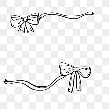 Painted Borders Designs, Cute Ribbon Drawing, Bow Border Design, Ribbon Border Design, Ribbon Drawing, Bow Border, Holiday Drawing, Ribbon Illustration, Word Png