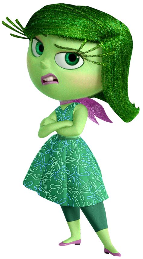 Red Disney, Ennui Inside Out Icon, Disgust Inside Out Icon Pfp, Inside Out Disgust, Disgust Inside Out, Inside Out Stickers Printable, Inside Out 2 Disgust, Inside Out 2 Characters Ennui, Disgusted Inside Out