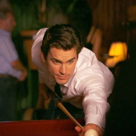 Matthew Bomer, White Collar Neal, Neal Caffery, Matt Boomer, Matt Bomer White Collar, Playing Pool, Jean Gabin, Neal Caffrey, Movie Lines