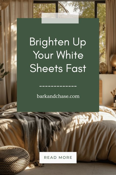 Ever wondered how to bring that fresh, vibrant shine back to your beloved white sheets? Our guide reveals practical tips and tricks for whitening and maintaining your sheets through simple washing techniques and household hacks. From choosing the right detergents to hacks using common ingredients like baking soda and vinegar, every detail is covered. Follow these steps to enjoy crisp and bright white sheets again. Say goodbye to dull linens and hello to refreshing sleep with beautifully bright sheets all night long! How To Get Sheets White Again, How To Whiten Sheets, Brighten Whites, Yellow Sheets, Baking Soda And Vinegar, Mattress Cleaning, White Sheets, Distilled White Vinegar, Online Interior Design