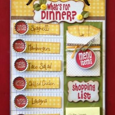 Dinner Planner, What's For Dinner, Menu Planners, Menu Board, Cool Ideas, Menu Planning, Crafty Craft, Cute Crafts, A Sign