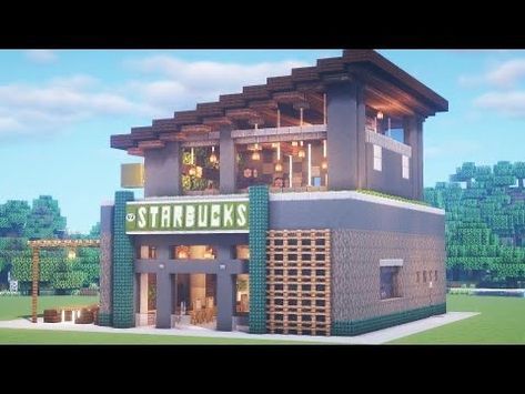 Minecraft Elevator, Minecraft Restaurant, Minecraft Modern City, Minecraft Shops, Minecraft City Buildings, Bangunan Minecraft, Minecraft Farm, Minecraft Modern, Minecraft Cottage