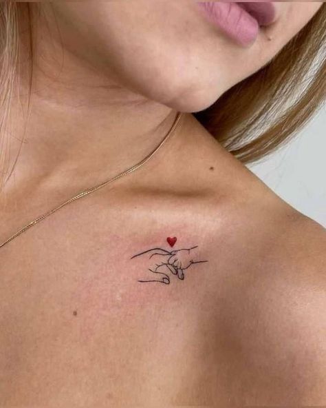 Mom Art Tattoo, New Mommy Tattoos, Tattoo Ideas Mom Of Two, Tattoos Idea For Parents, Woman Small Tattoo Ideas, Tattoo For New Mom, Tattoo Designs For Parents, Labor And Delivery Nurse Tattoo Ideas, For My Daughter Tattoo