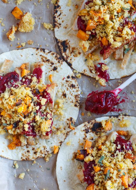 Thanksgiving Tacos - Table for Two® by Julie Wampler Thanksgiving Leftover, Leftover Recipes, Thanksgiving Leftover Recipes, Thanksgiving Turkey Leftovers, Table For Two, Leftover Turkey Recipes, Thanksgiving Meal, Thanksgiving Leftovers, Cranberry Recipes