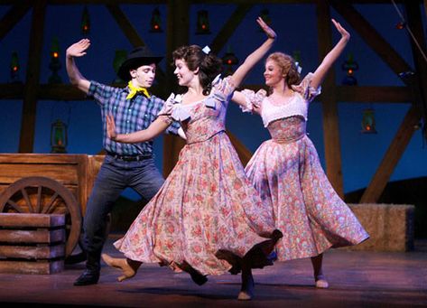 CCM cast puts 'Oklahoma!' on map Curtains The Musical, Oklahoma Musical, Musical Costumes, Broadway Costumes, Princess Dance, Costumes Dresses, Dancer Costume, Set Design Theatre, Old Fashion Dresses