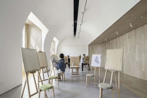 Ceiling Drawing, Drawing Studio, Governors Island, Modern Art Museum, Mental Health Center, Art Gallery Interior, Art Studio Design, Architecture Concept Diagram, Studios Architecture