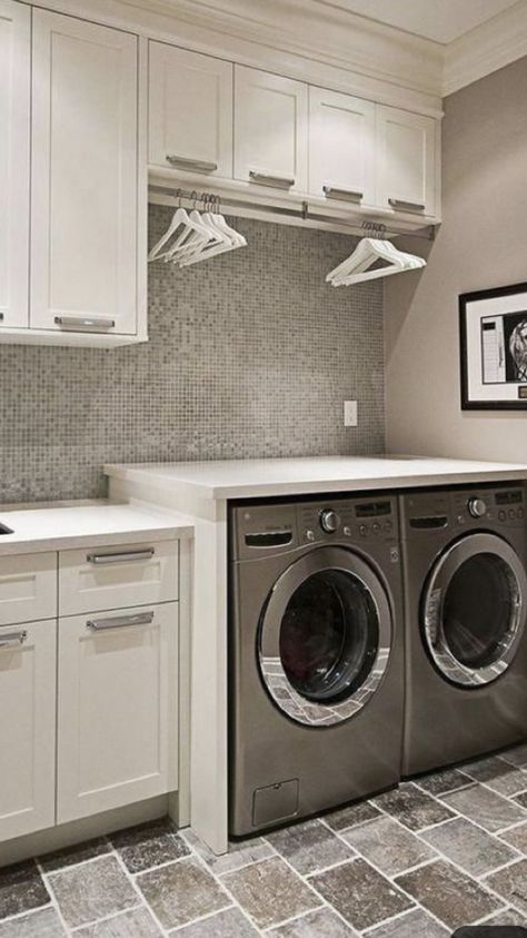 Diy Lavanderia, Small Utility, Laundry Room/mud Room, Utility Closet, Room Storage Diy, Basement Laundry Room, Dream Laundry Room, Basement Laundry, Large Laundry Rooms