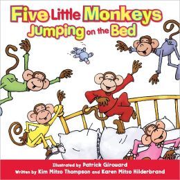 Five Little Monkeys Jumping on the Bed (Kim Mitzo Thompson) Ten In The Bed, Monkeys Jumping On The Bed, Abc Nursery, Jumping On The Bed, Silly Monkey, Monkey Jump, Five Little Monkeys, Mickey Mouse Cartoon, Audio Track