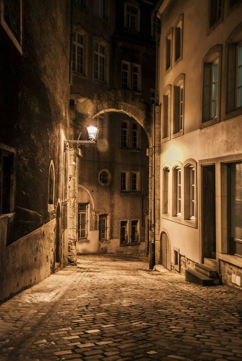 Luxembourg City, City At Night, Night City, Street Scenes, City Streets, G H, Fantasy Landscape, Luxembourg, Night Photography