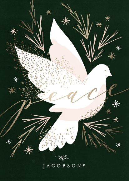 Holiday Design Card, White Dove, Peace Dove, Religious Christmas, Diy Christmas Cards, White Doves, Cards Christmas, Holiday Illustrations, Christmas Illustration