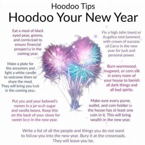 Hoodoo New Years, New Year Rituals, Hoodoo Delish, Hoodoo Conjure Rootwork, Hoodoo Rootwork, Hoodoo Magic, Hoodoo Conjure, Hoodoo Spells, Voodoo Hoodoo