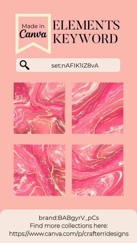 Canva Contributor Elements Set Keyword | Pink Canva Secret Code, Canva Free Elements, Wallpaper Backdrop, Content Calendar Template, Banner Art, Keyword Elements Canva, Adobe Photoshop Design, Gold Abstract Painting, Canva Elements Keyword