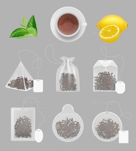 Teabag Packaging, Tea Bag Design, Herbal Illustration, Ctc Tea, Healing Tea, Graphic Design Photoshop, Tea Bar, Tea Brands, Fruit Tea