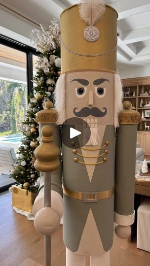 Diy Small Nutcracker, Nutcracker Crafts Diy, Diy Nutcracker Ornament, Diy Nutcracker, Christmas Trimmings, Winter Diy Crafts, Christmas 2025, Diy Santa, Pvc Projects