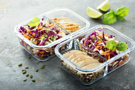 Once a Week Meal Prepping - Everything You Need to Know to Get Started Galveston Diet, Best Meal Prep, Meal Prep Plans, Diner Recept, Healthy Lunchbox, Meal Prep Containers, Easy Meal Prep, Galveston, Healthy Meal Prep