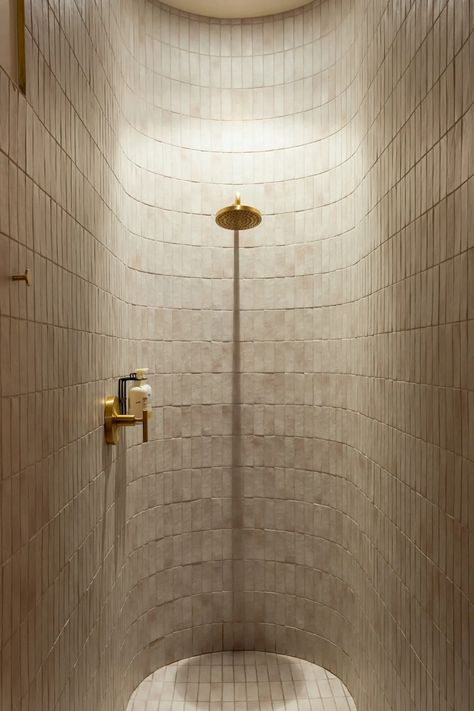 We used 2x6-inch straight-stacked porcelain ( yes, porcelain) tiles from Spec Ceramics for this dreamy spa shower at Pause Brentwood. This profile is from the Wow Design Pottery Collection in Natural - it's my go-to for commercial and budget residential projects. Wow Tile, Frank Lloyd Wright Buildings, Instagram Editor, San Francisco Houses, Spa Shower, Pottery Collection, Dining Nook, Porcelain Tiles, Brand Development